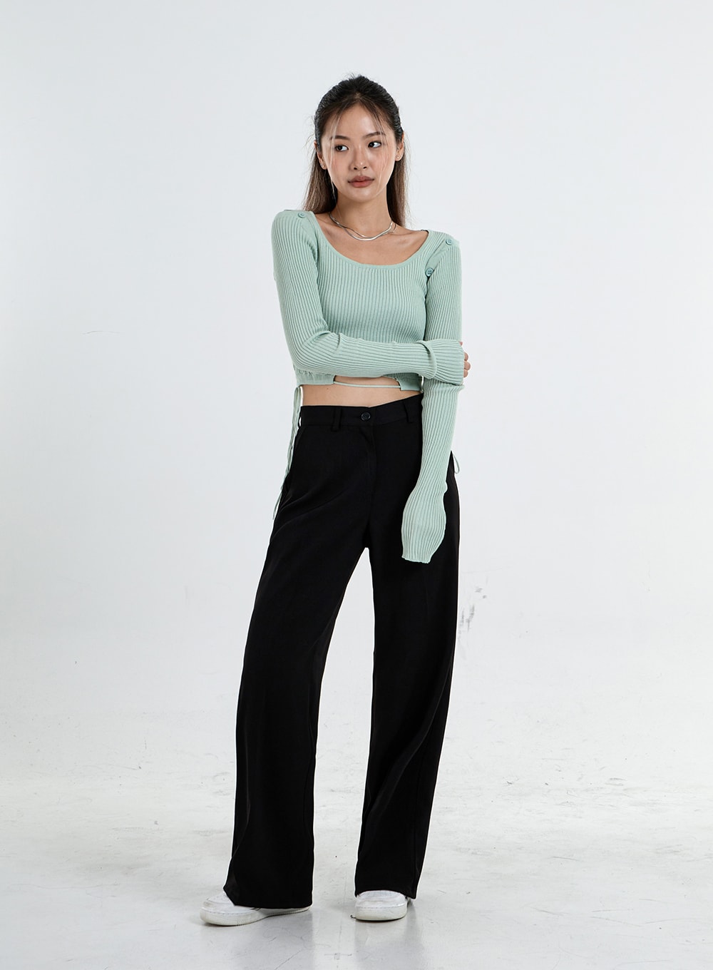 Basic Wide Tailored Pants CO06