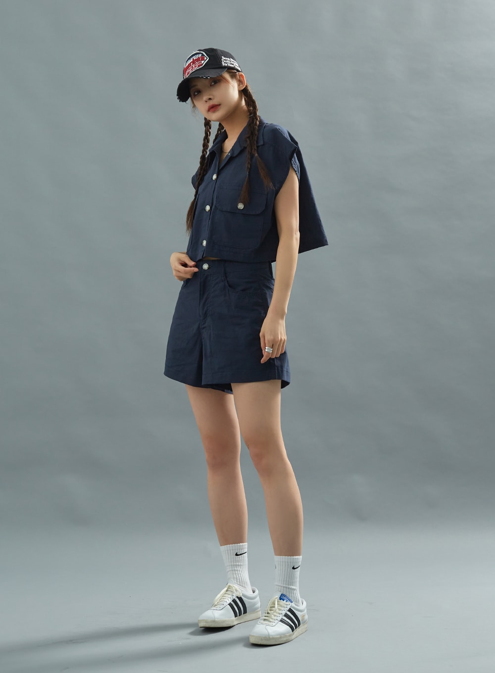 Linen Crop Shirt CU22