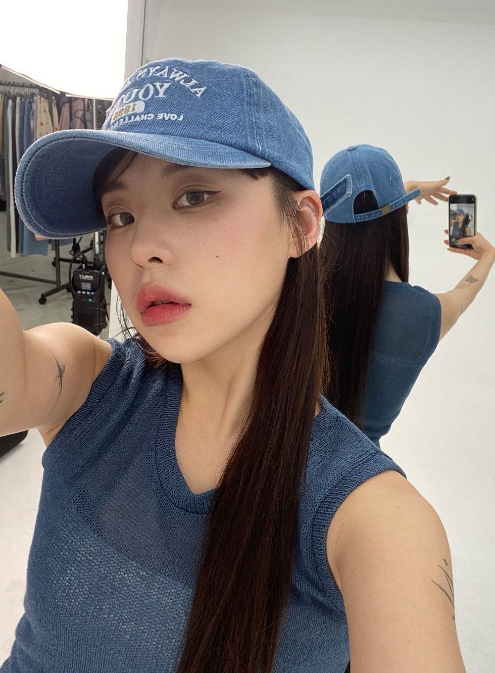 Denim Baseball Cap CL331