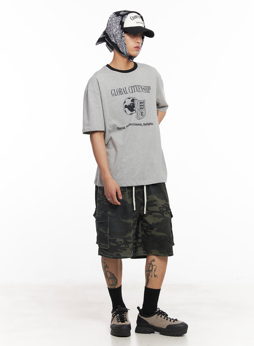 Men's Camo Cargo Shorts IY508