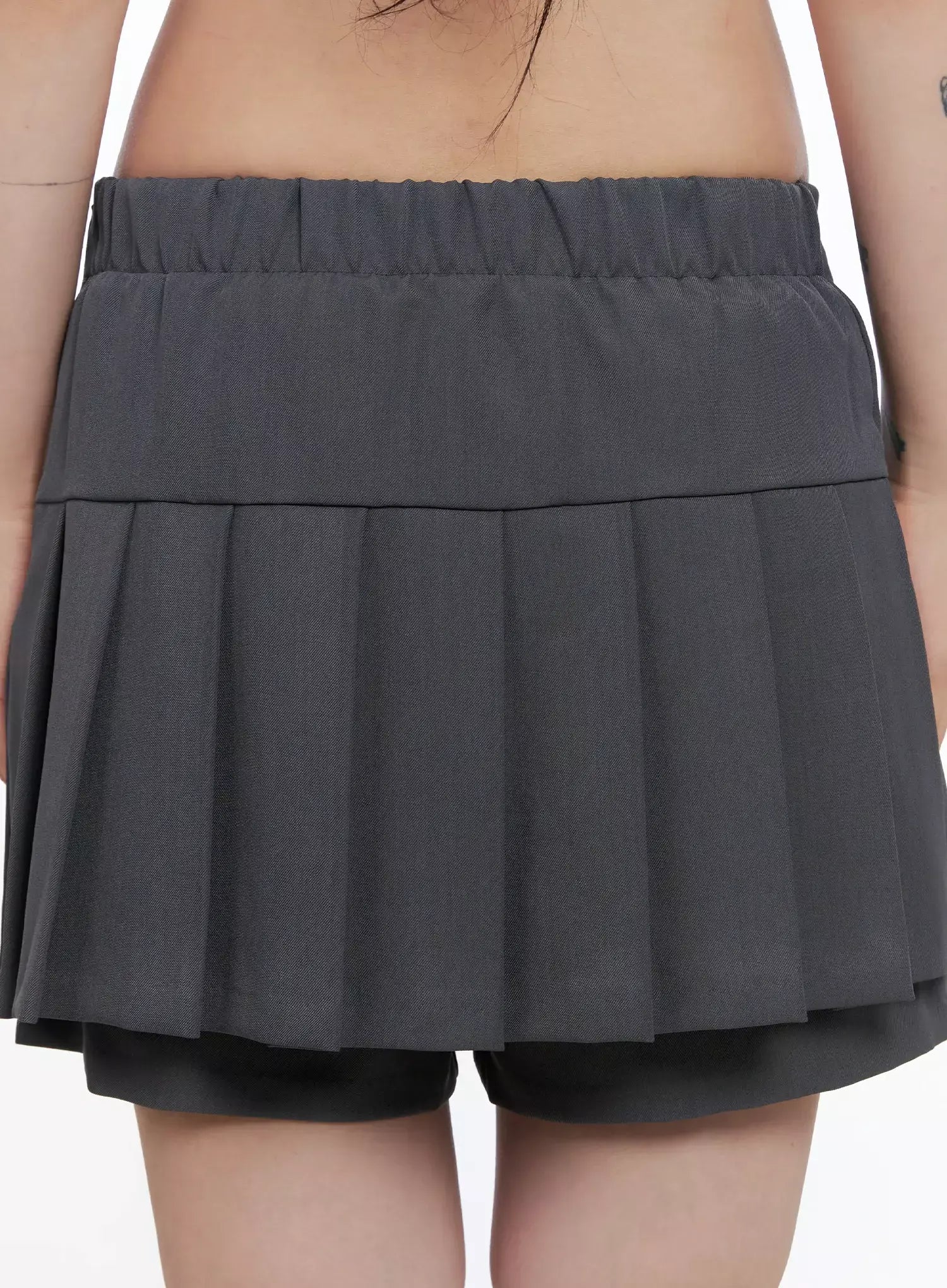 Pleated Mini Skort IS508