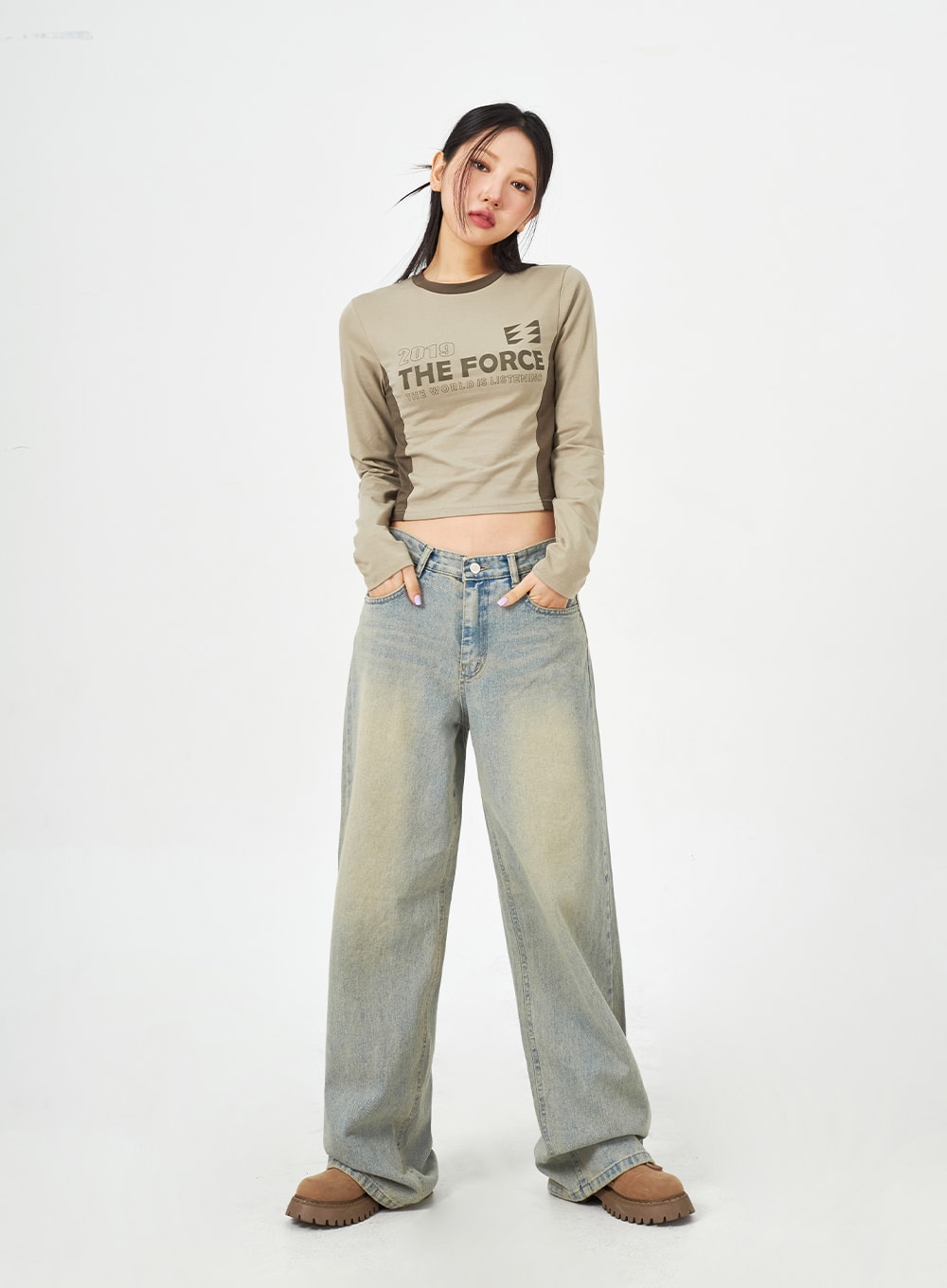 Light Blue Baggy Jeans CM323