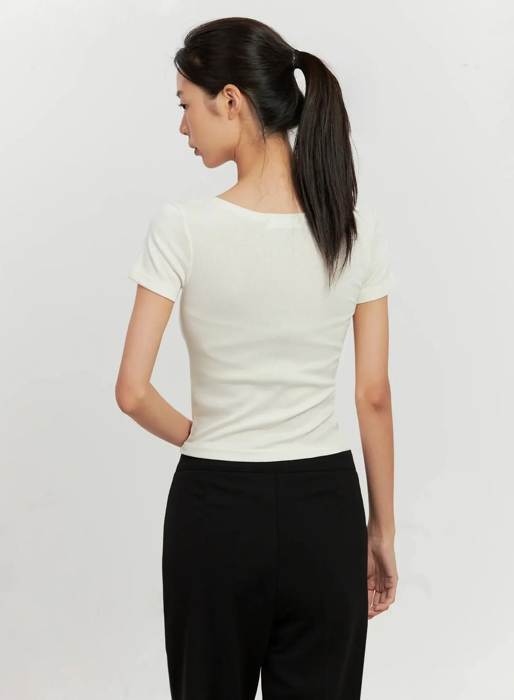Classic Square-Neck Top IL528