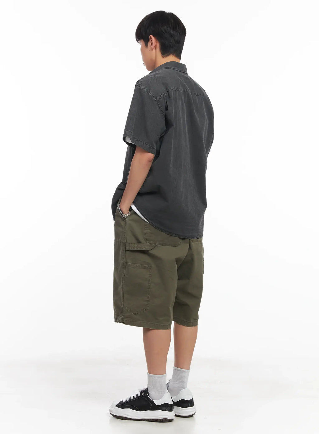 Men's Wide-Fit Bermuda Shorts IU519