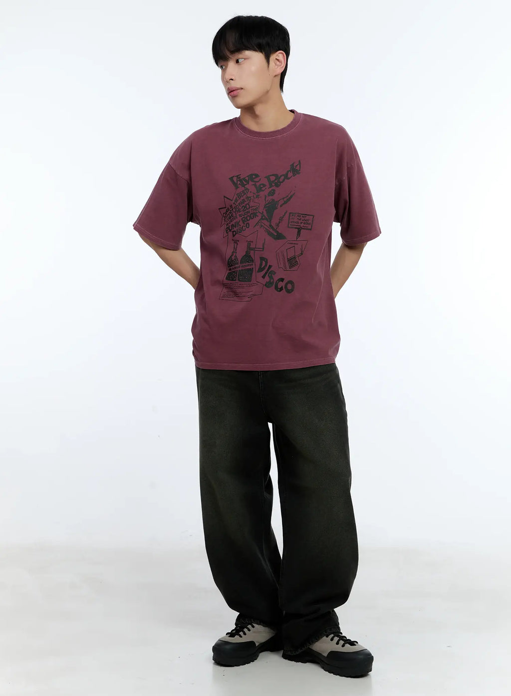 Men's Casual Wide-Fit Denim Jeans IL515