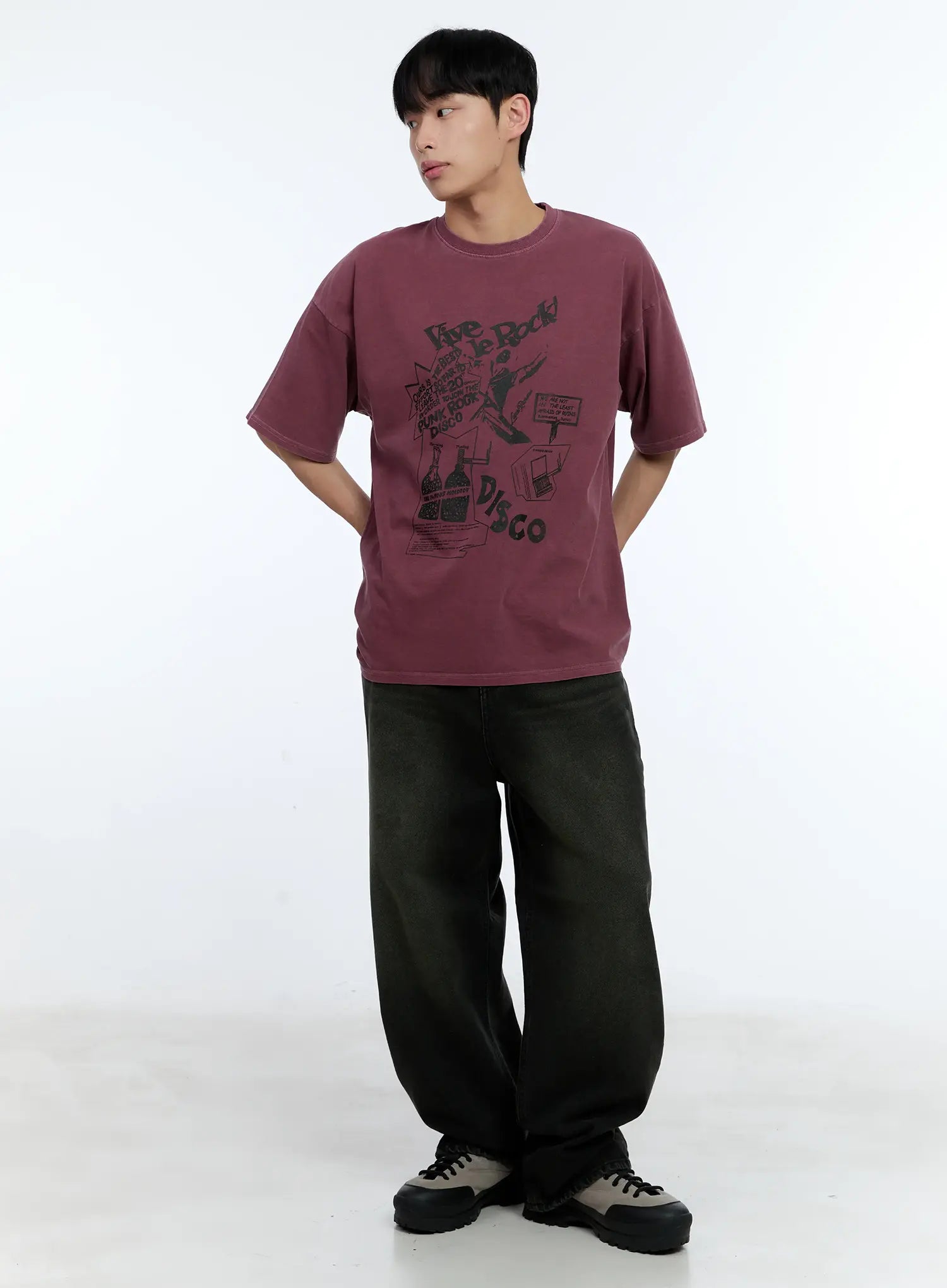 Men's Casual Wide-Fit Denim Jeans IL515