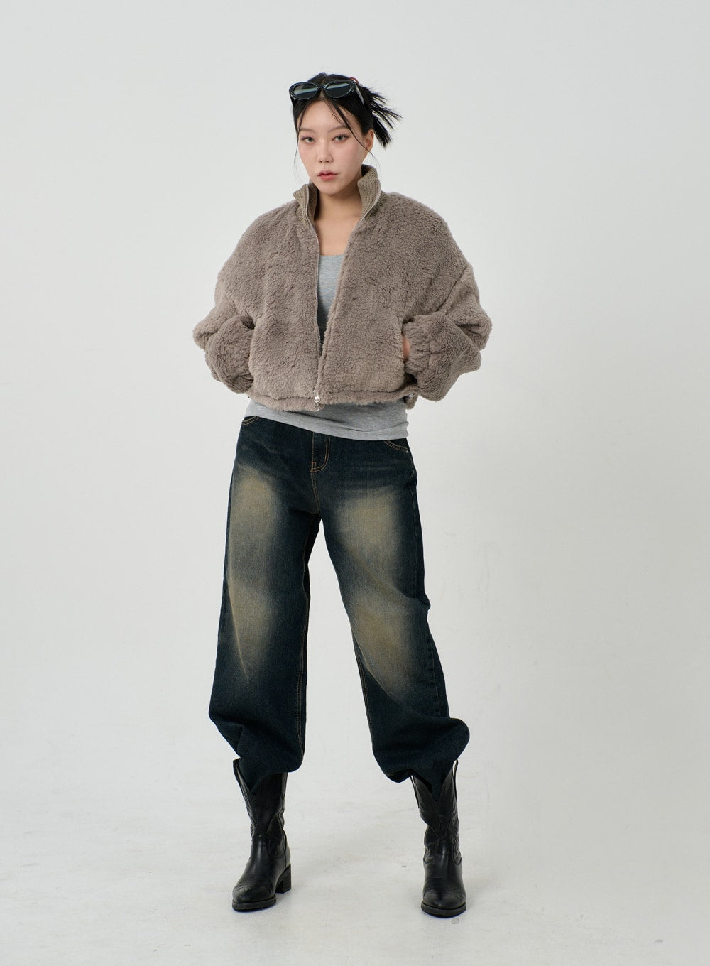 Vintage Washing Baggy Jeans ID23