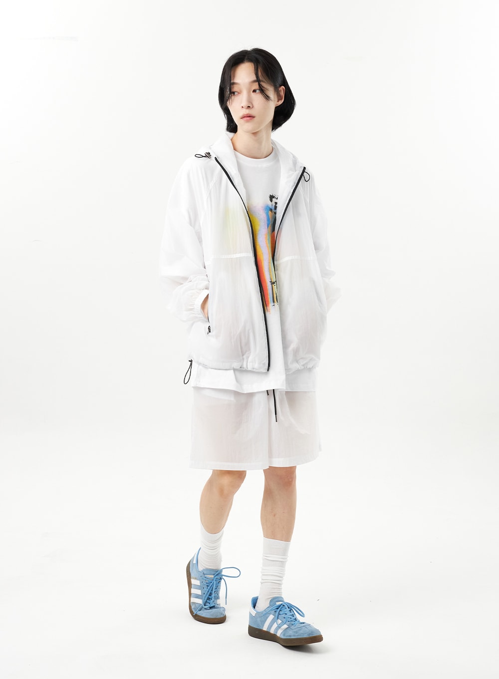 Nylon Hoodie Jacket CU314