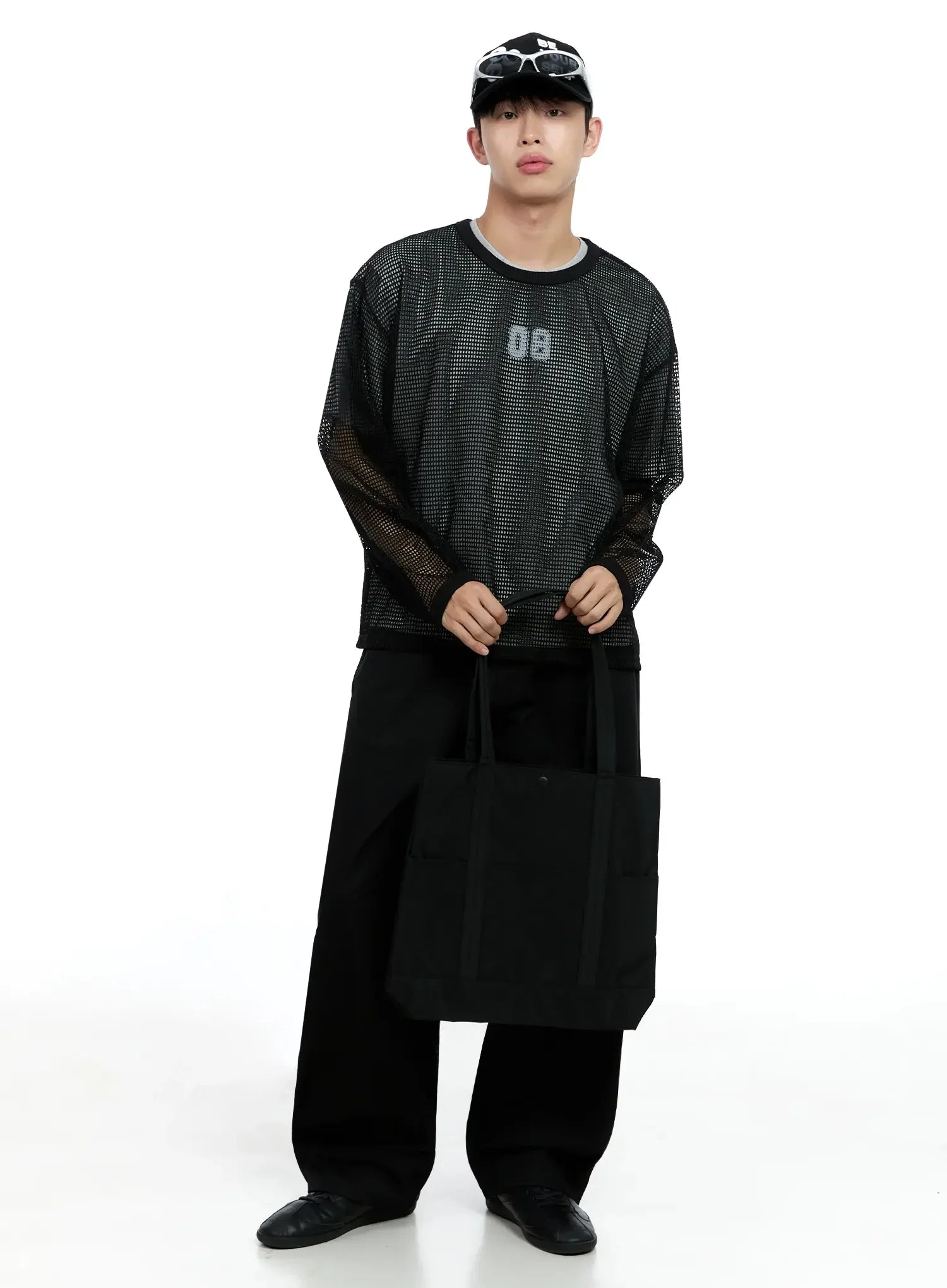 Men's Basic Wide-Leg Pants IG520