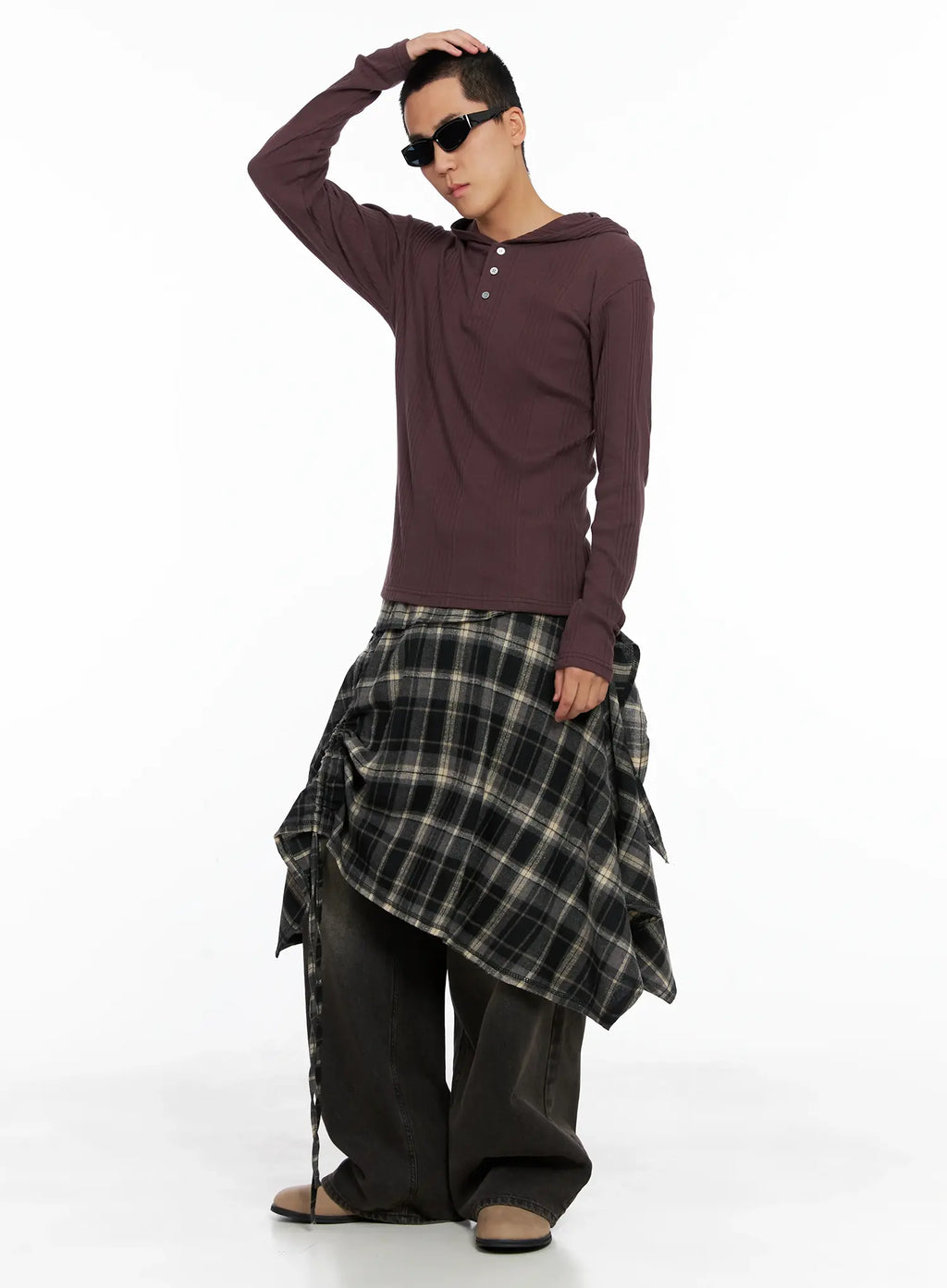 Men's Deep Washed Jeans IS502