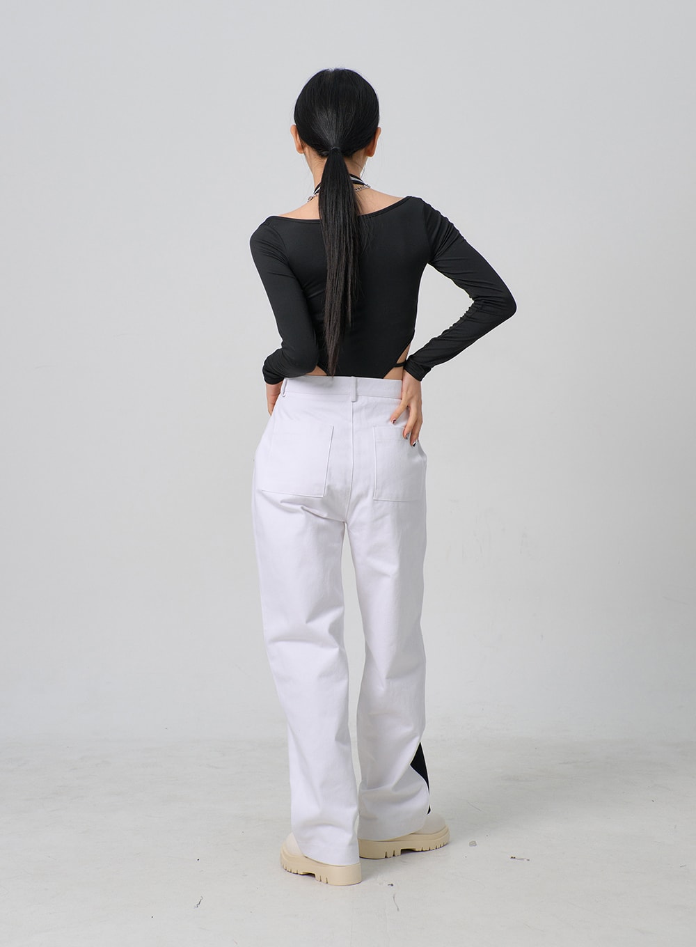 Graphic Two Color Bodysuit BJ331