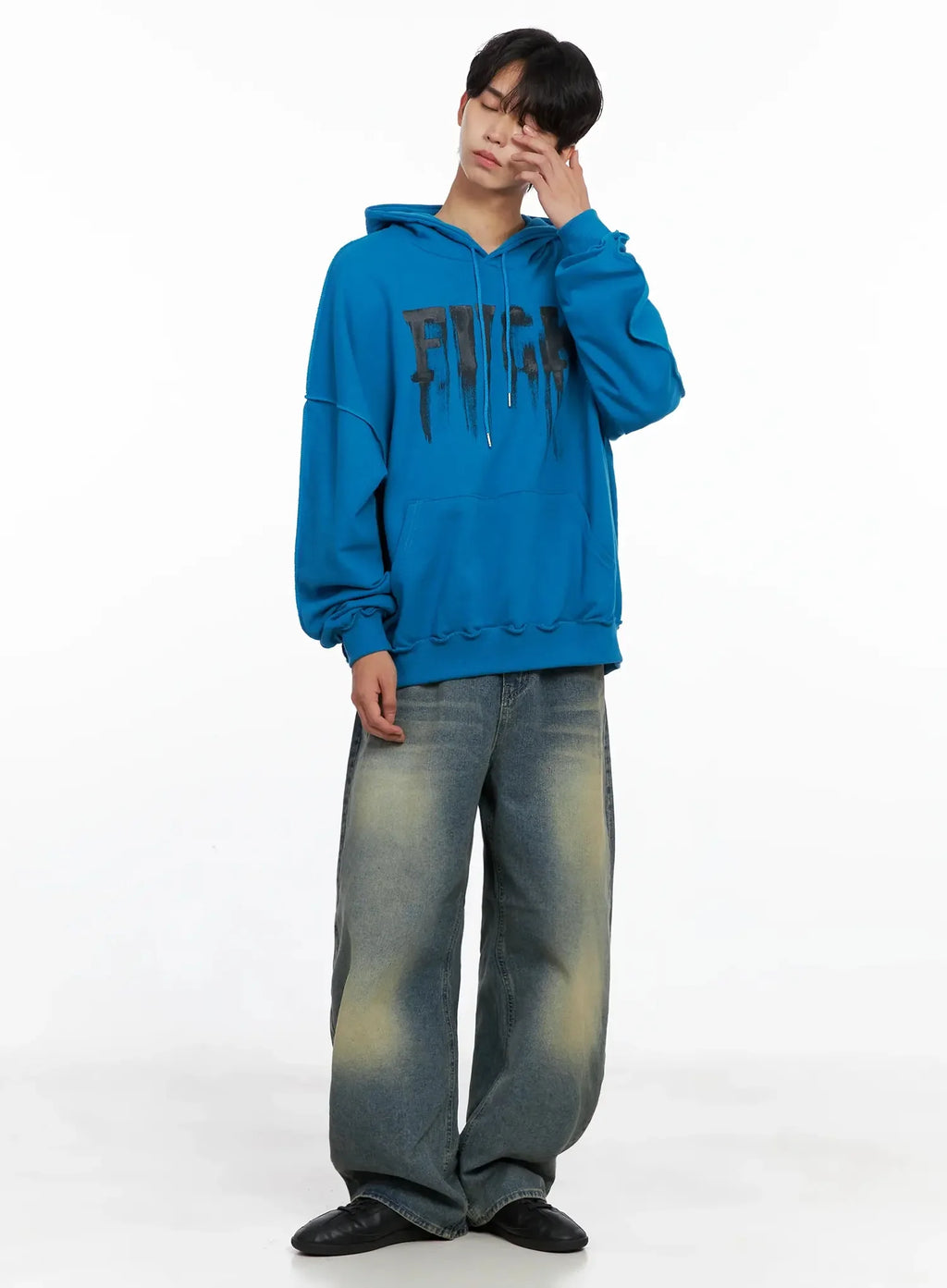 Men's Drip Graphic Hoodie IO516