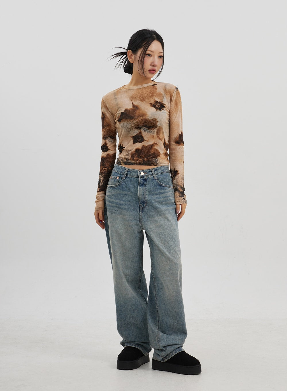 Low Rise Baggy Jeans CJ330