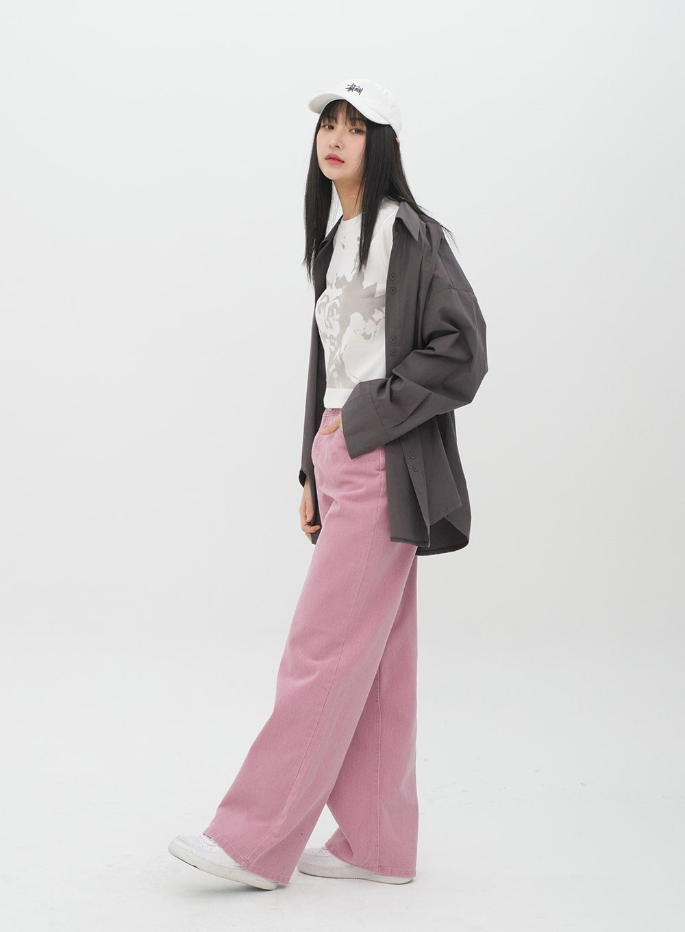 Maxi Shirt with Waist Strap J21