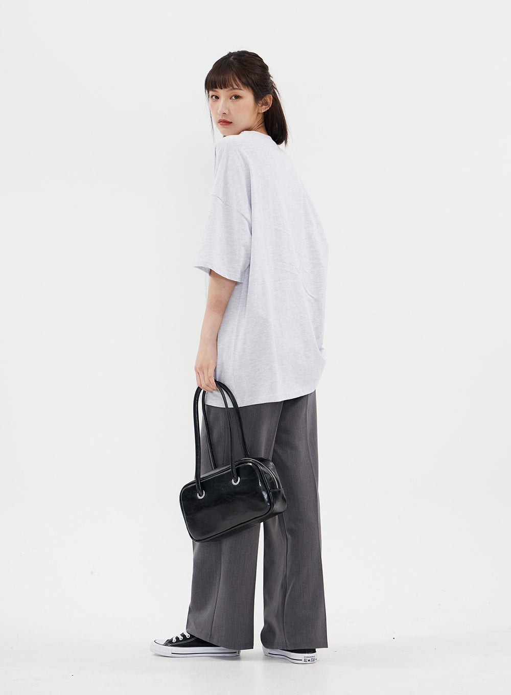 Relaxed Fit Short Sleeve T Shirt with Graphic Print C7102