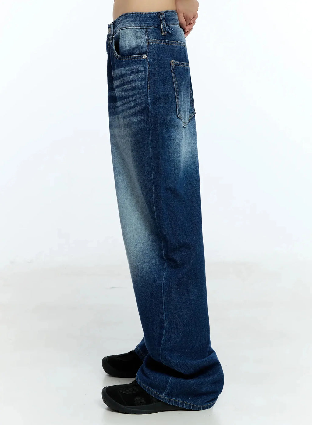 Yoonchae Washed Wide-Leg Jeans IU525
