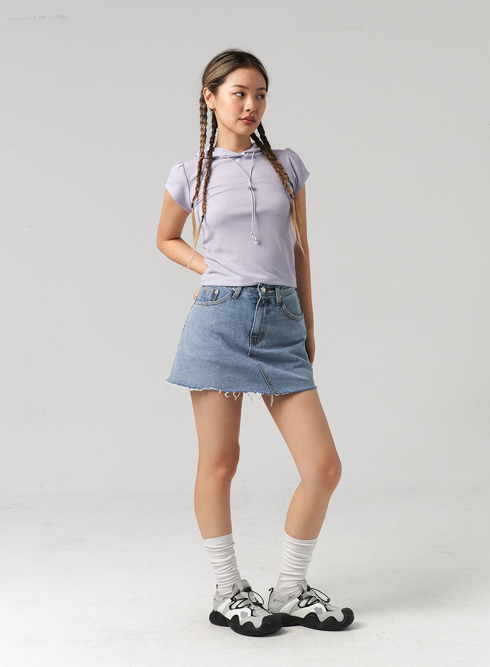 Denim Mini Skirt CL305