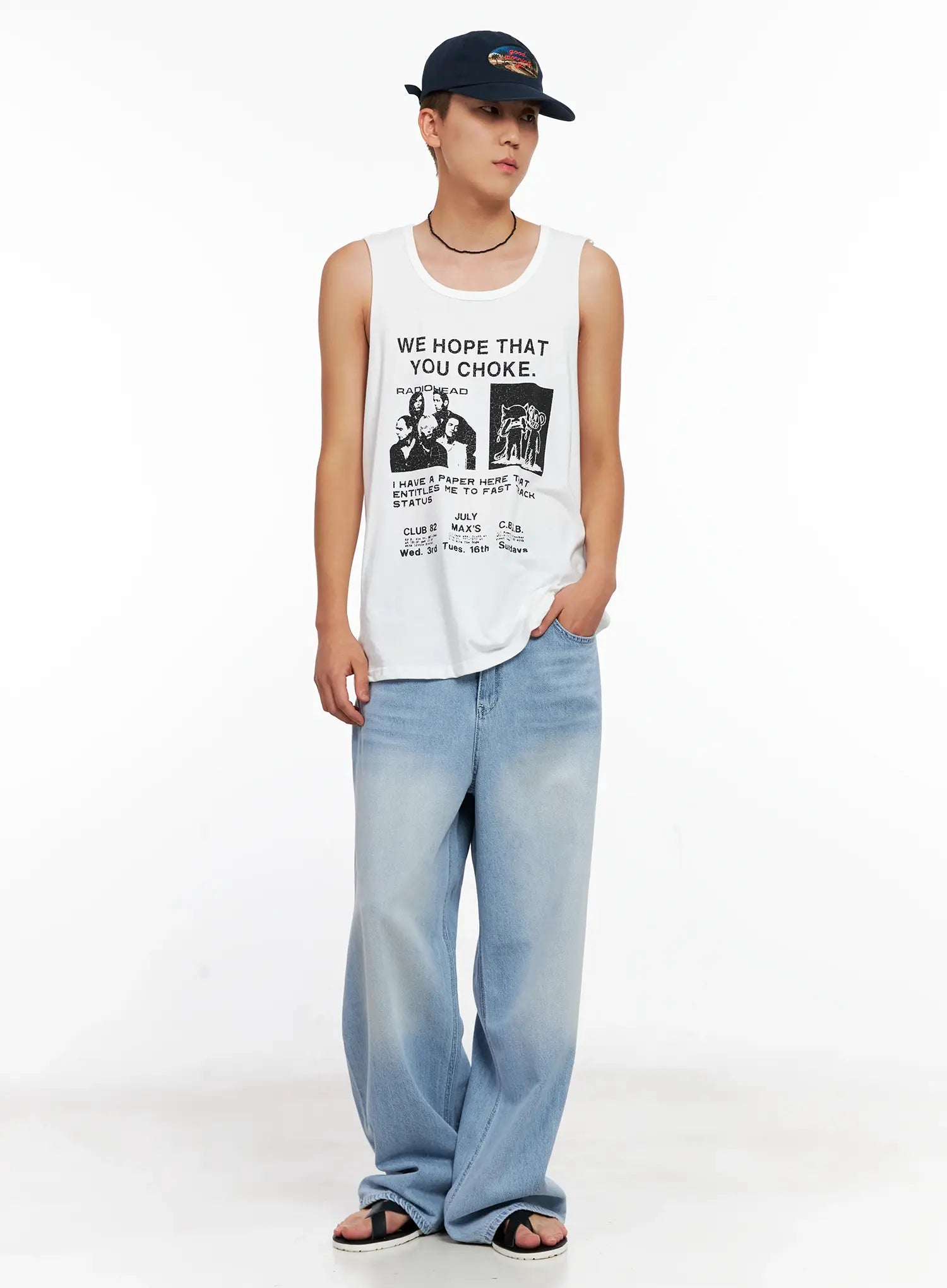 Men's Graphic Sleeveless Tee IG508