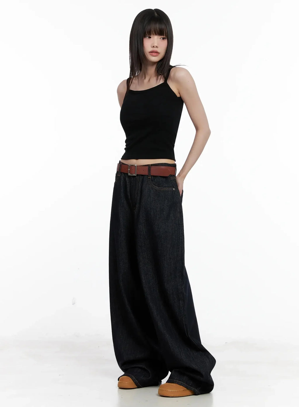 Ribbed Sleeveless Crop Top IL531