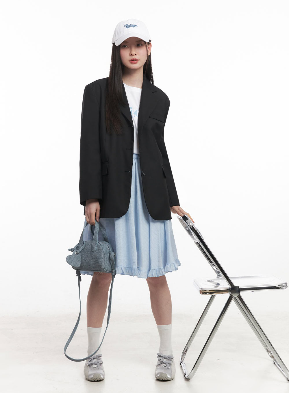 Essential Oversize Blazer Jacket IY509