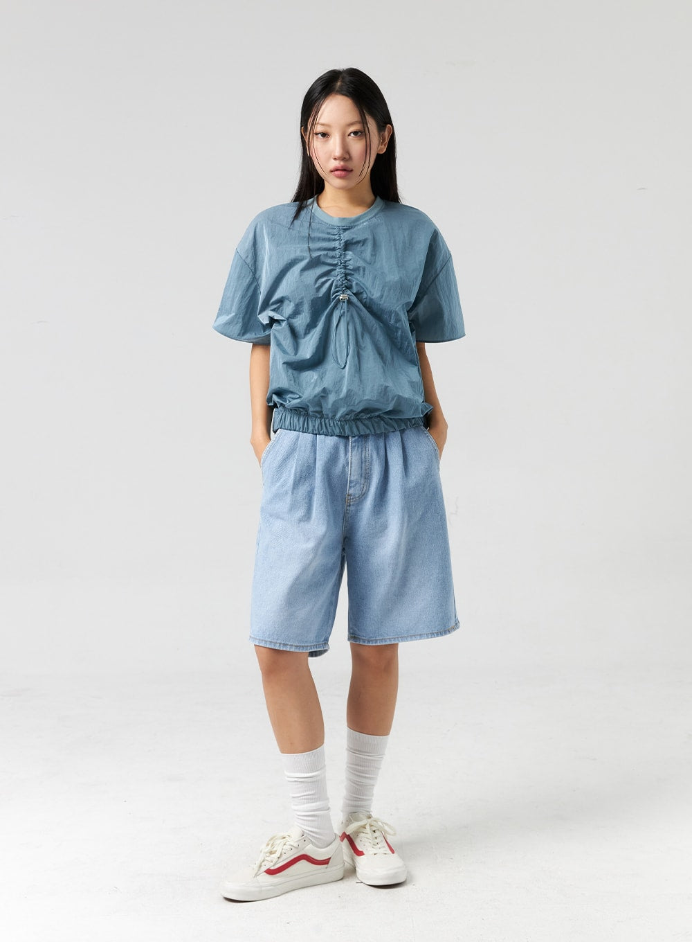 Denim Bermuda Shorts CL326