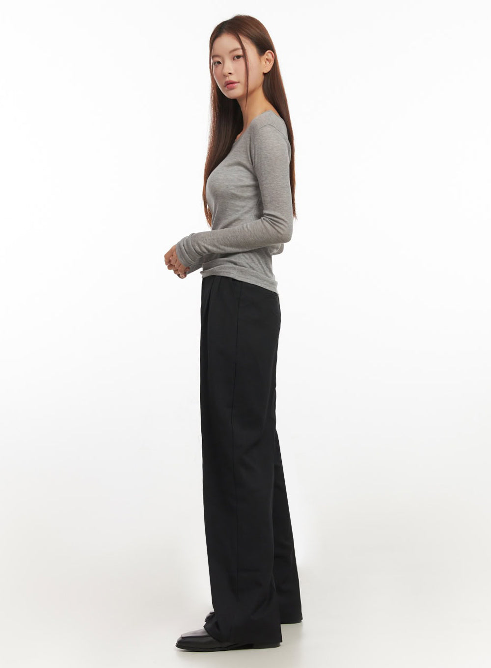 Essential Sheer Long-Sleeve Top IM524