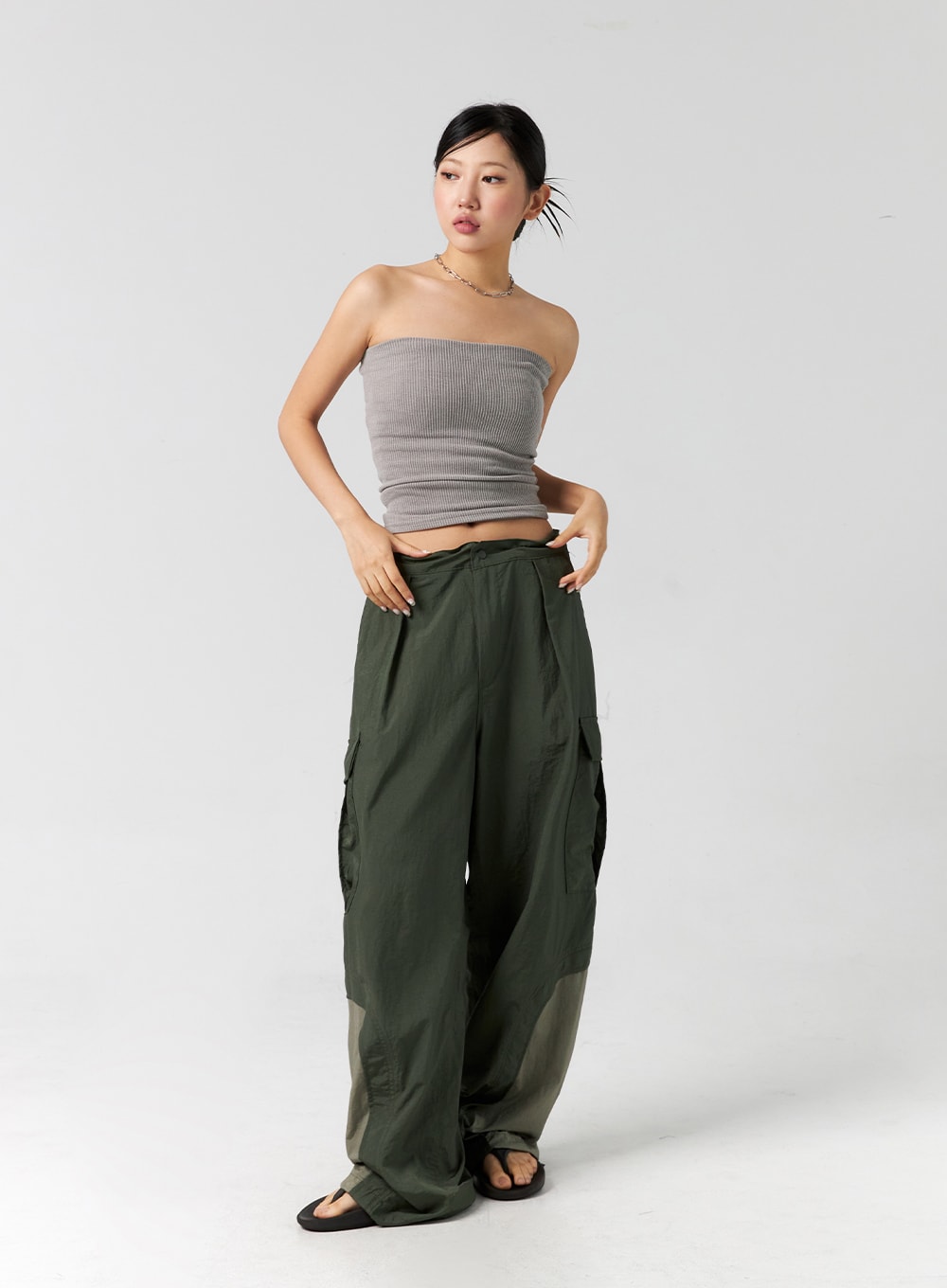 Ribbed Knit Tube Top CG301