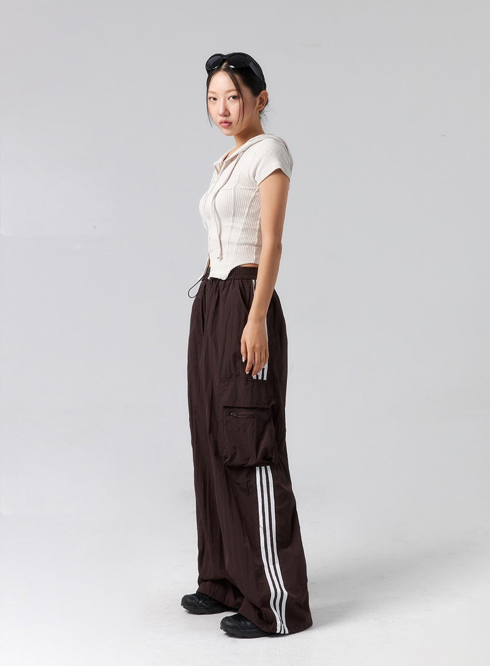 Ribbed Zip-Up Hoodie CL318