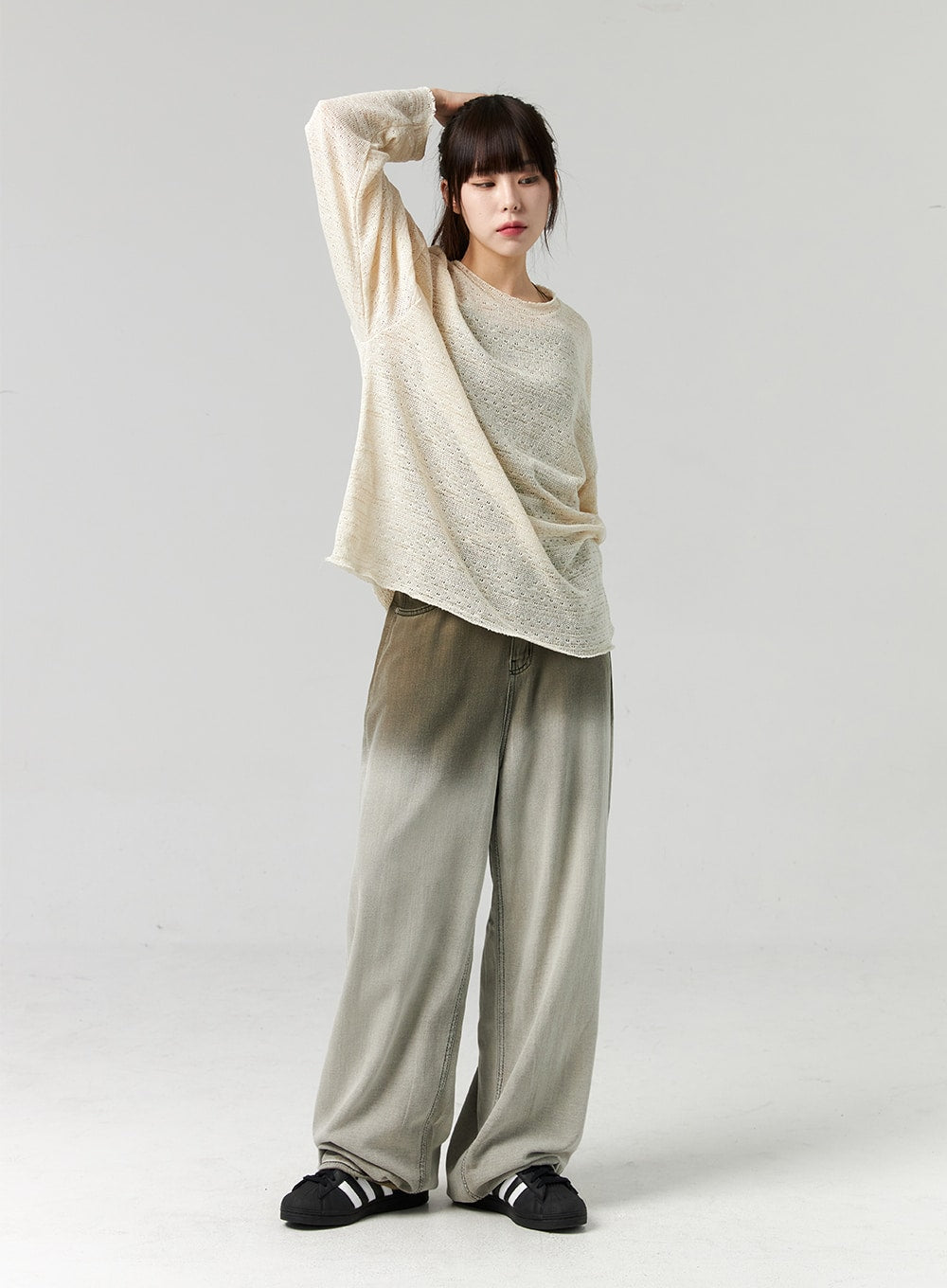 Gradient Baggy Pants CL320
