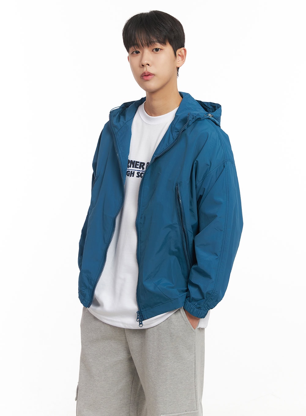 Men's Graphic Oversized Long Sleeve Tee IM517