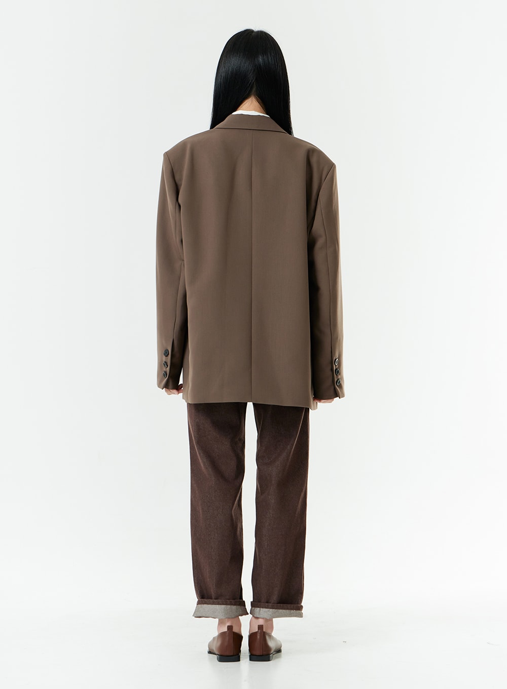 Oversized Fit Basic Blazer OG24