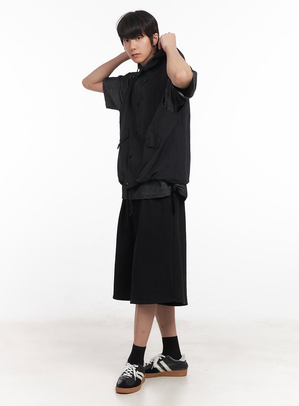 Men's Comfy Wide-Fit Sweatshorts IA511