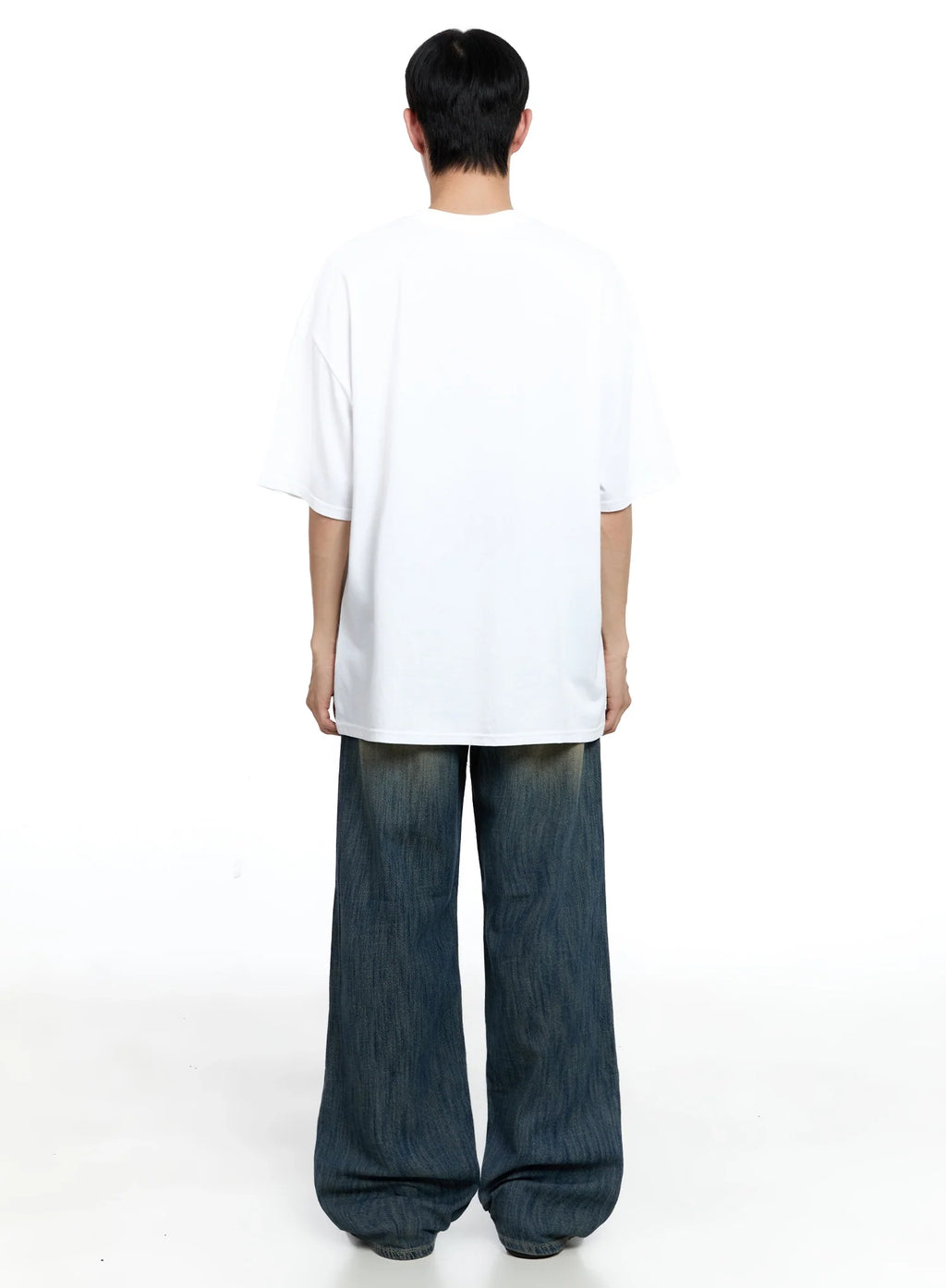 Men's Oversized Star Graphic T-Shirt IG520