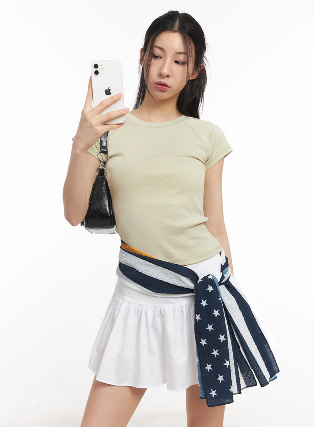 Essential Cotton Raglan Top IY529