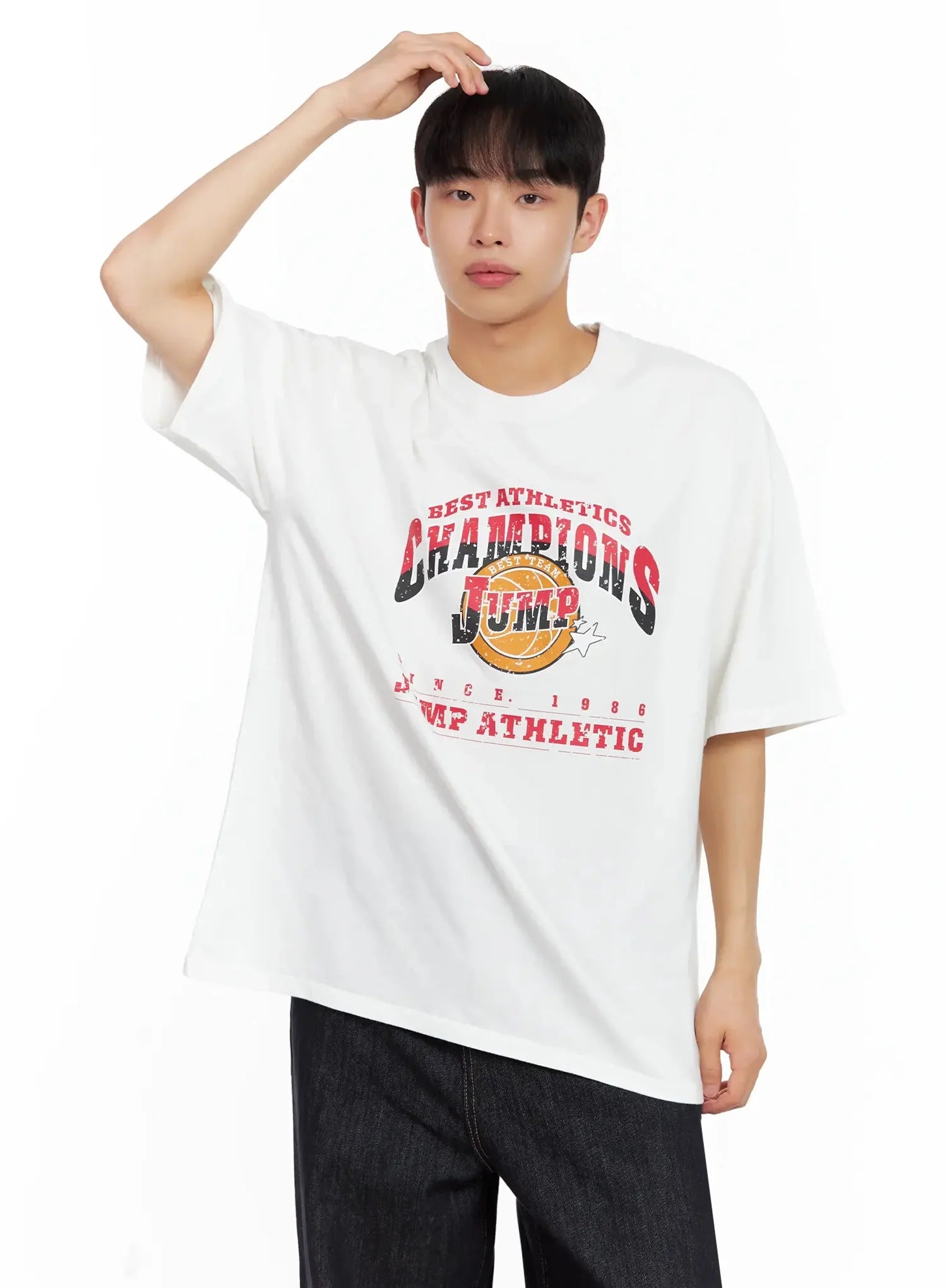 Men's Sporty Graphic T-Shirt IL516
