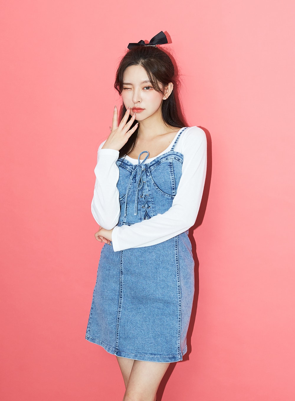 Ribbon Hair Pin BG18