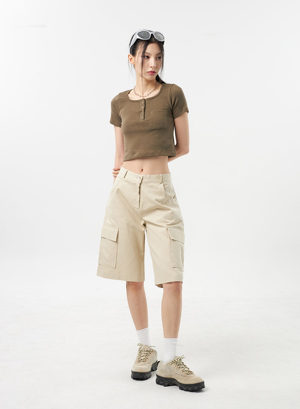 Snap Button Tee CU312