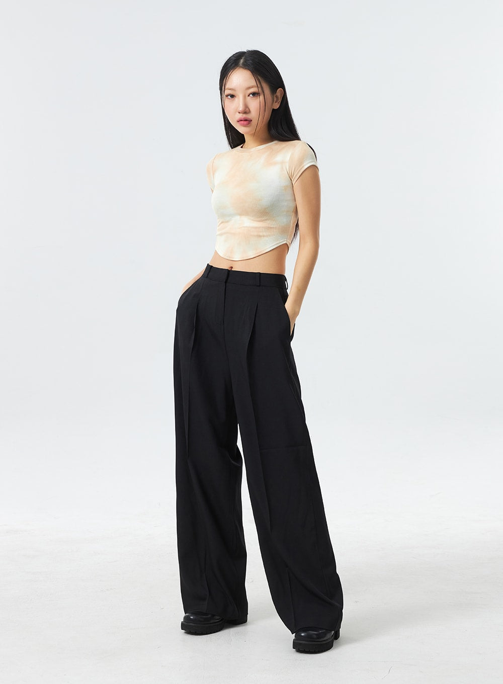 Tie Dye Cropped Tee CM330