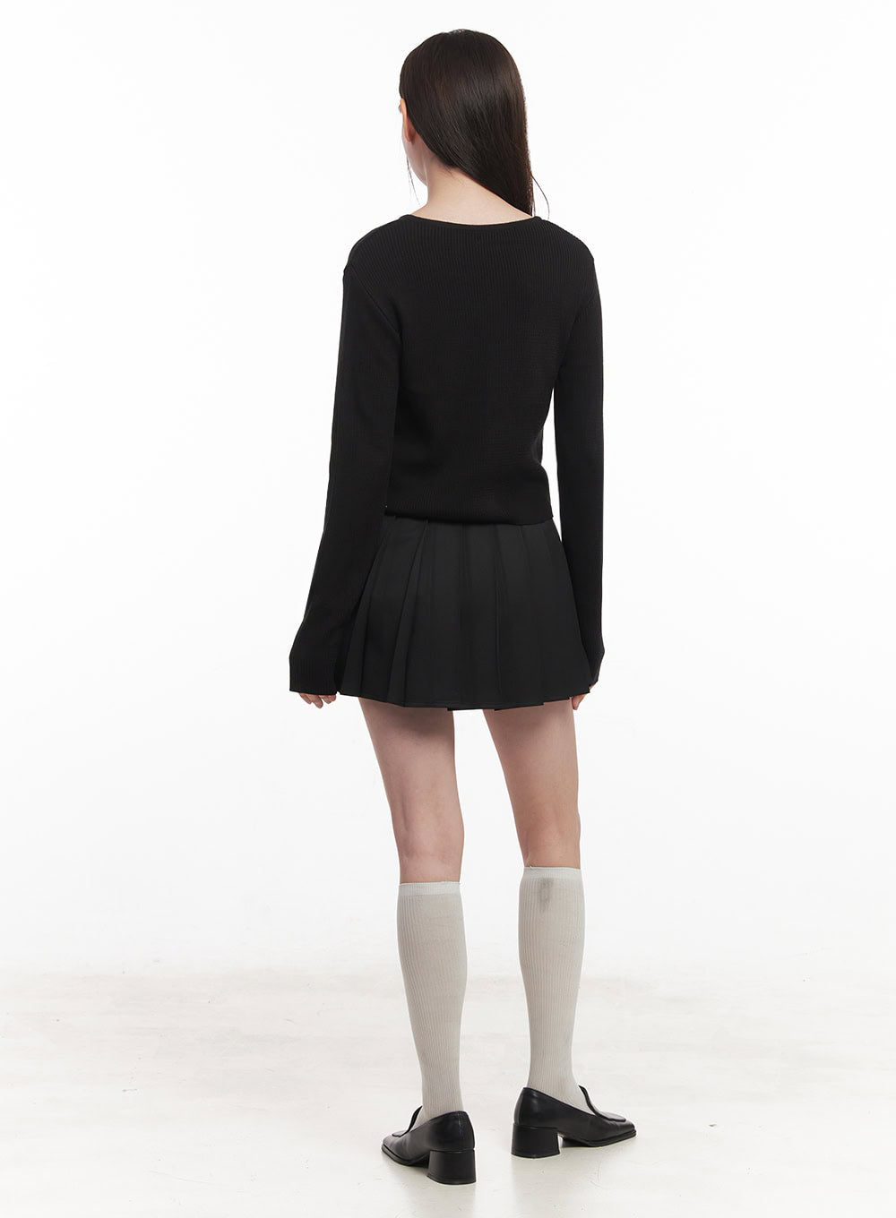 Knit Buttoned Cardigan IY513