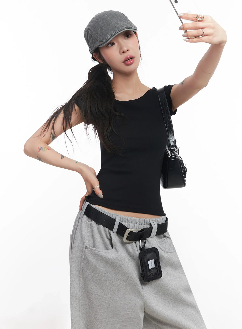 Cap-Sleeve T-Shirt IC503