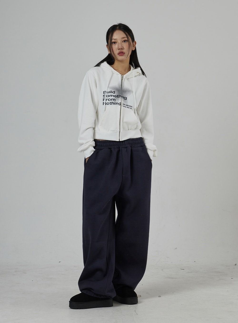 Graphic Zipper Hoodie CD27