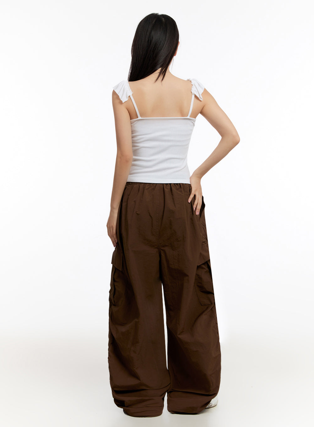 Slim-Fit Frill Tank Top IU509