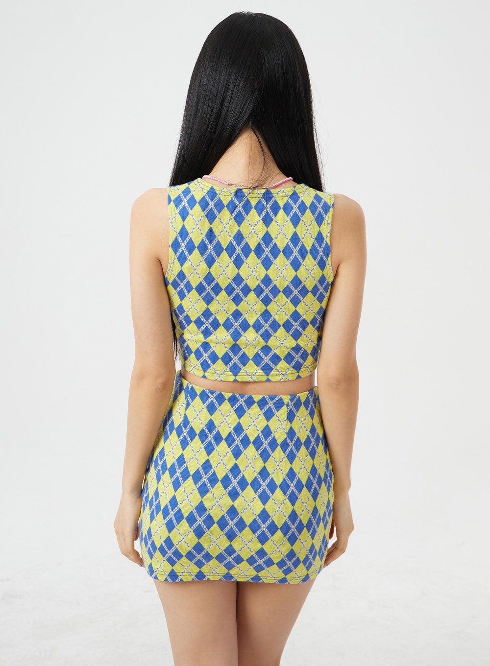 Pinky Beads Necklace BM304