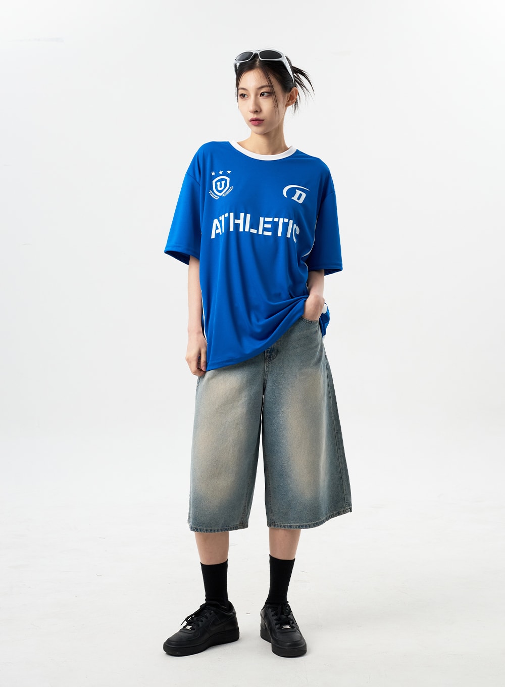 Oversized Bermuda Pants CY311