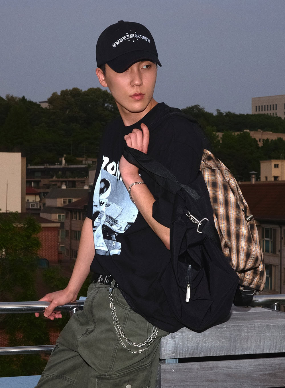 Men's Sleeveless Plaid Vest IU512