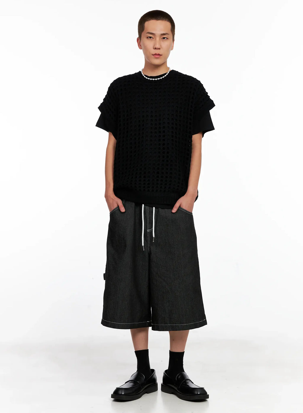 Men's Star Patch Jorts IG508