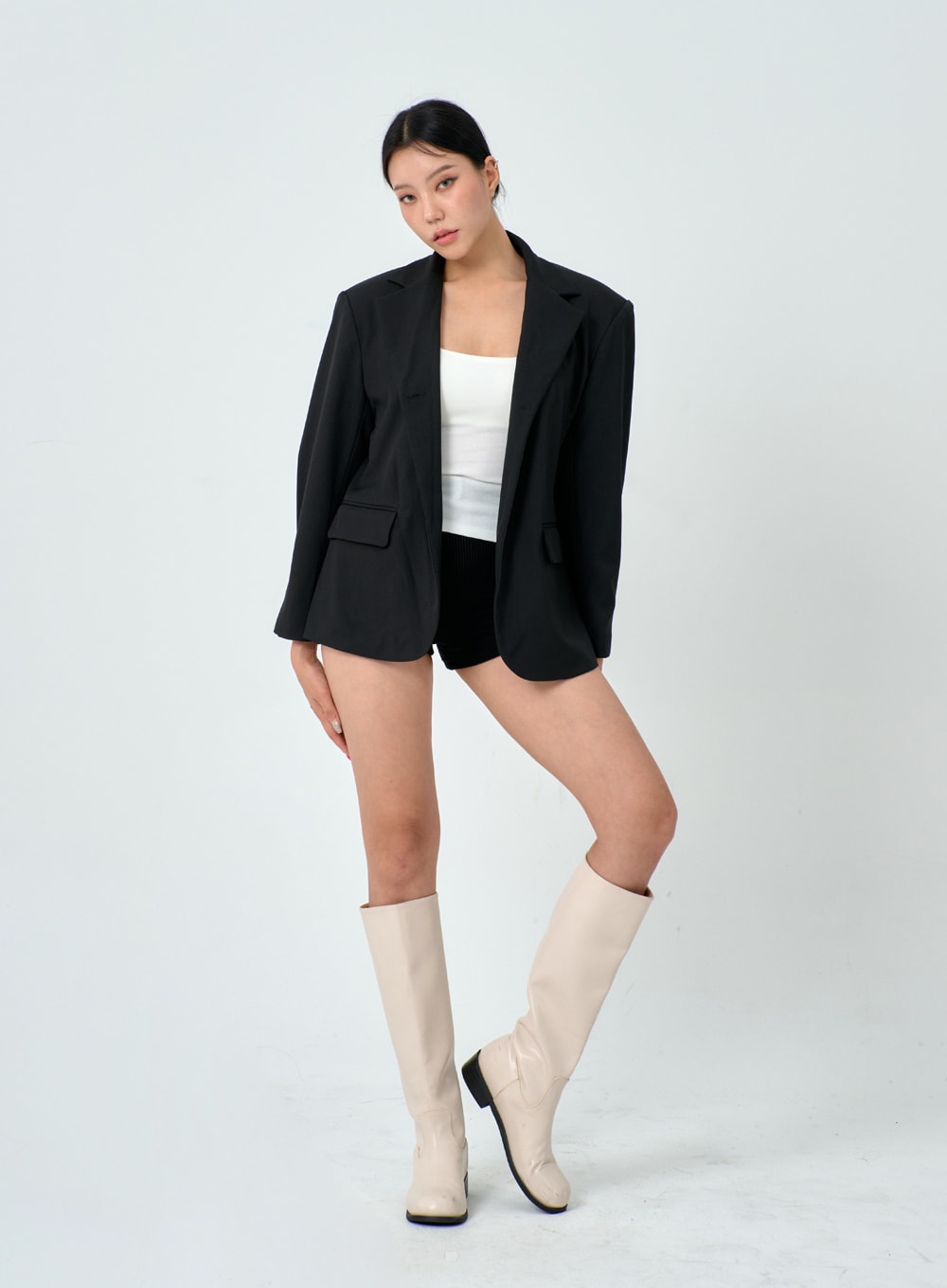 Corduroy Slim Fit Shorts ID02