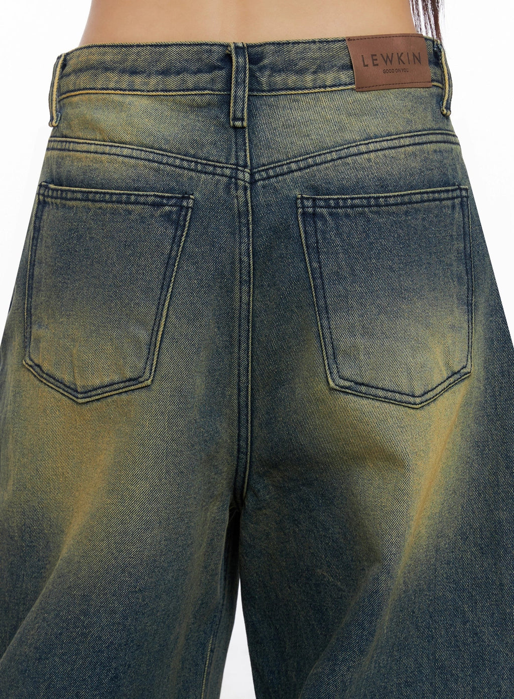 Elora Washed Baggy Jeans IS525