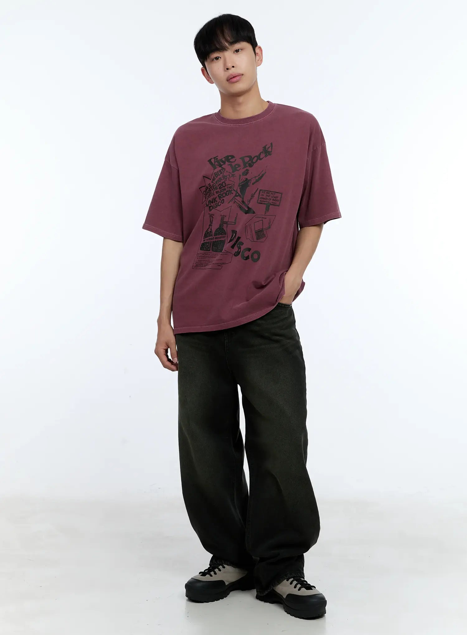 Men's Casual Wide-Fit Denim Jeans IL515