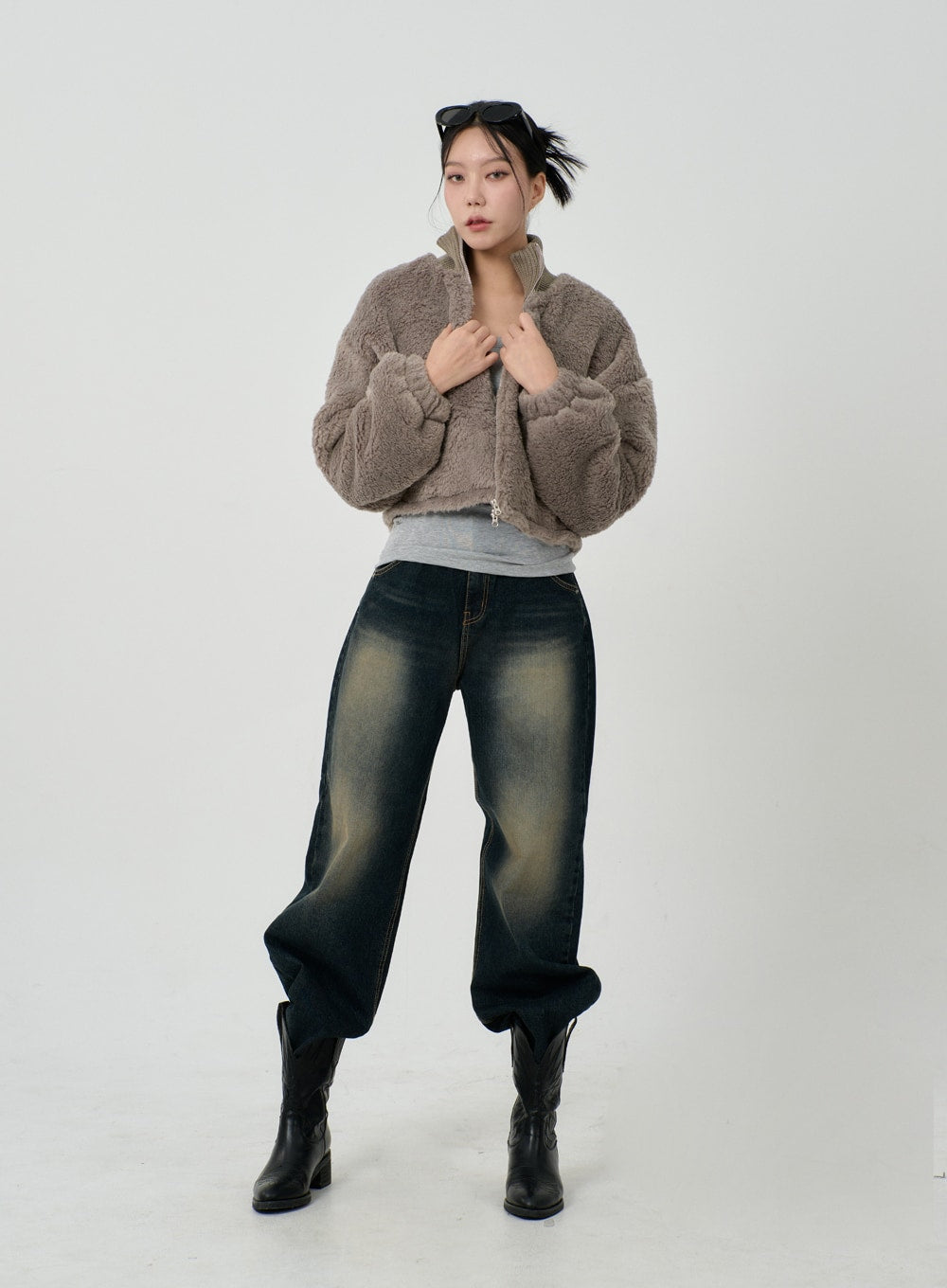 Vintage Washing Baggy Jeans ID23